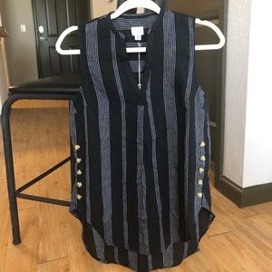 Target striped tunic